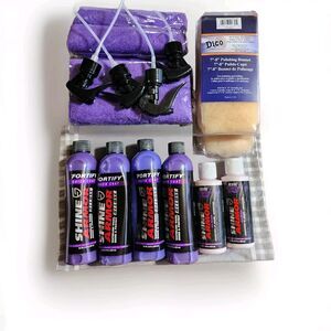 Shine Armor Ceramic Coating FORTIFY quick Coat Waterless Wash Delux Package